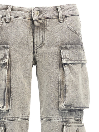 The Attico Essie Jeans Gray