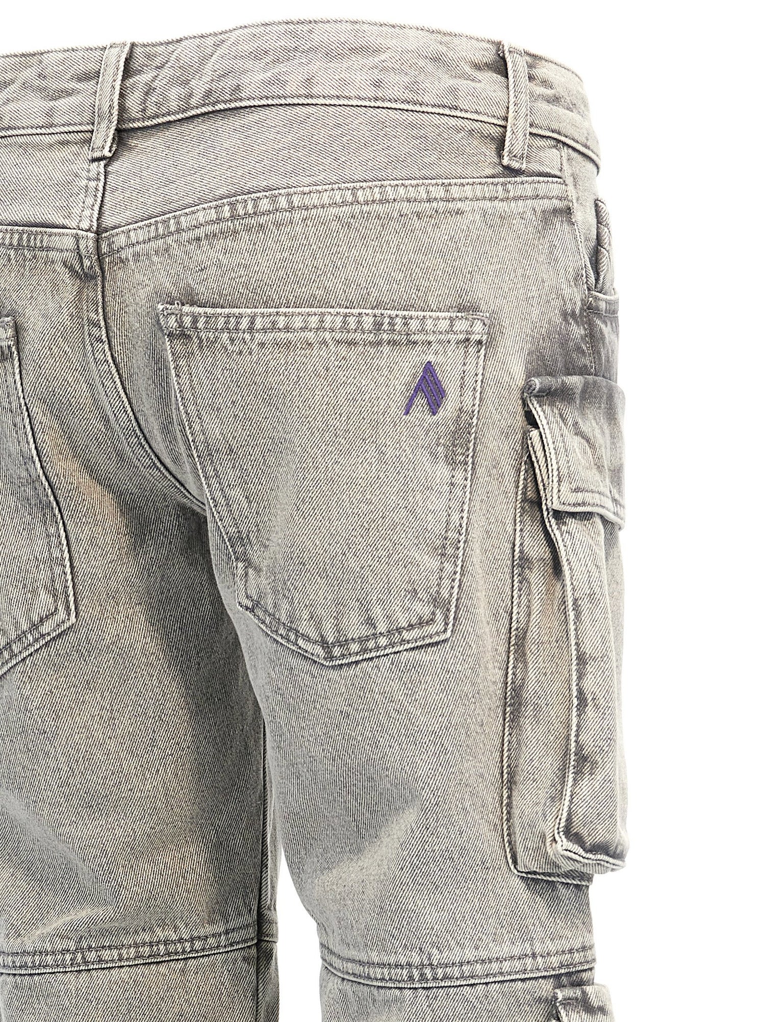The Attico Essie Jeans Gray