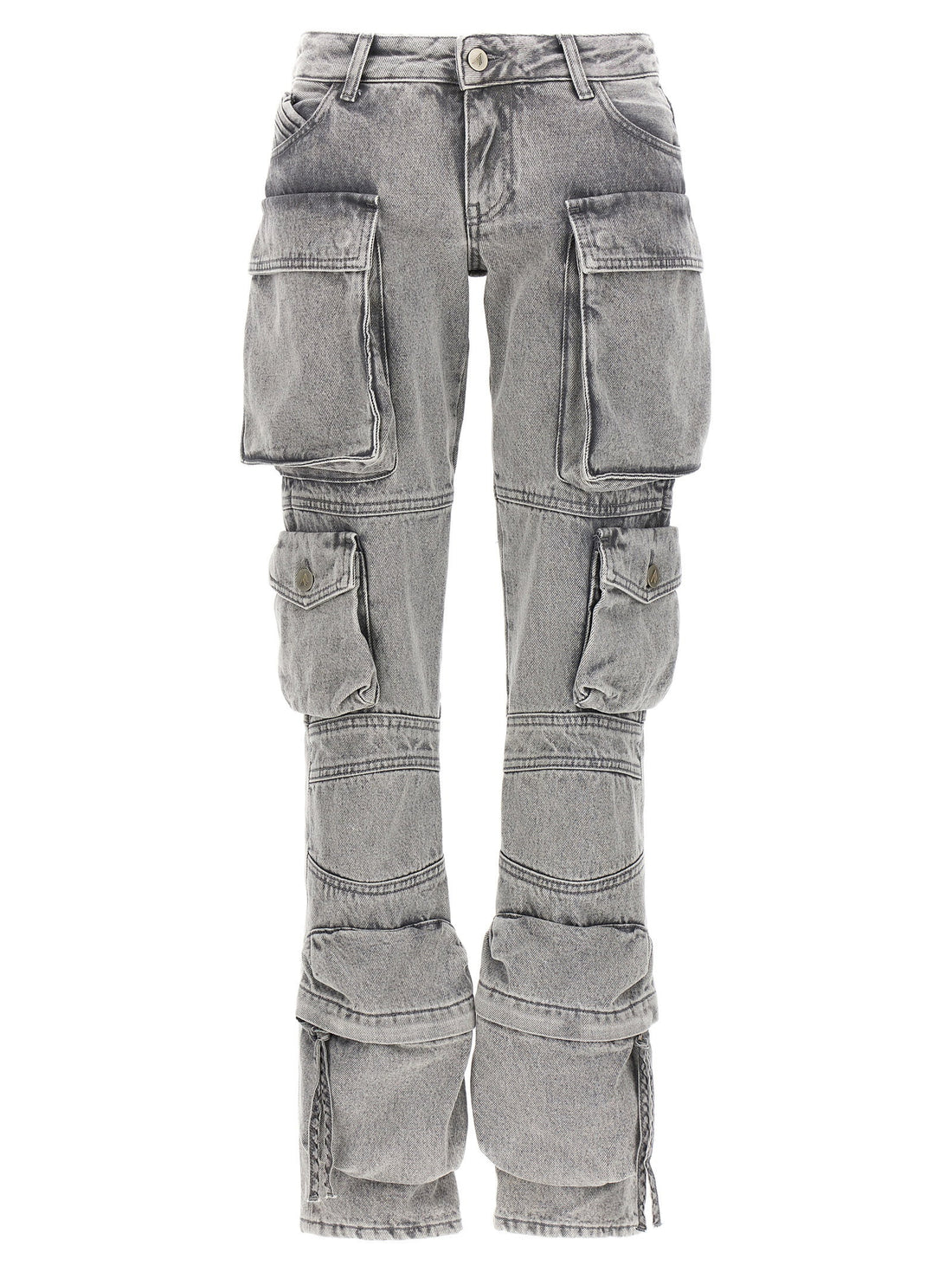 The Attico Essie Jeans Gray