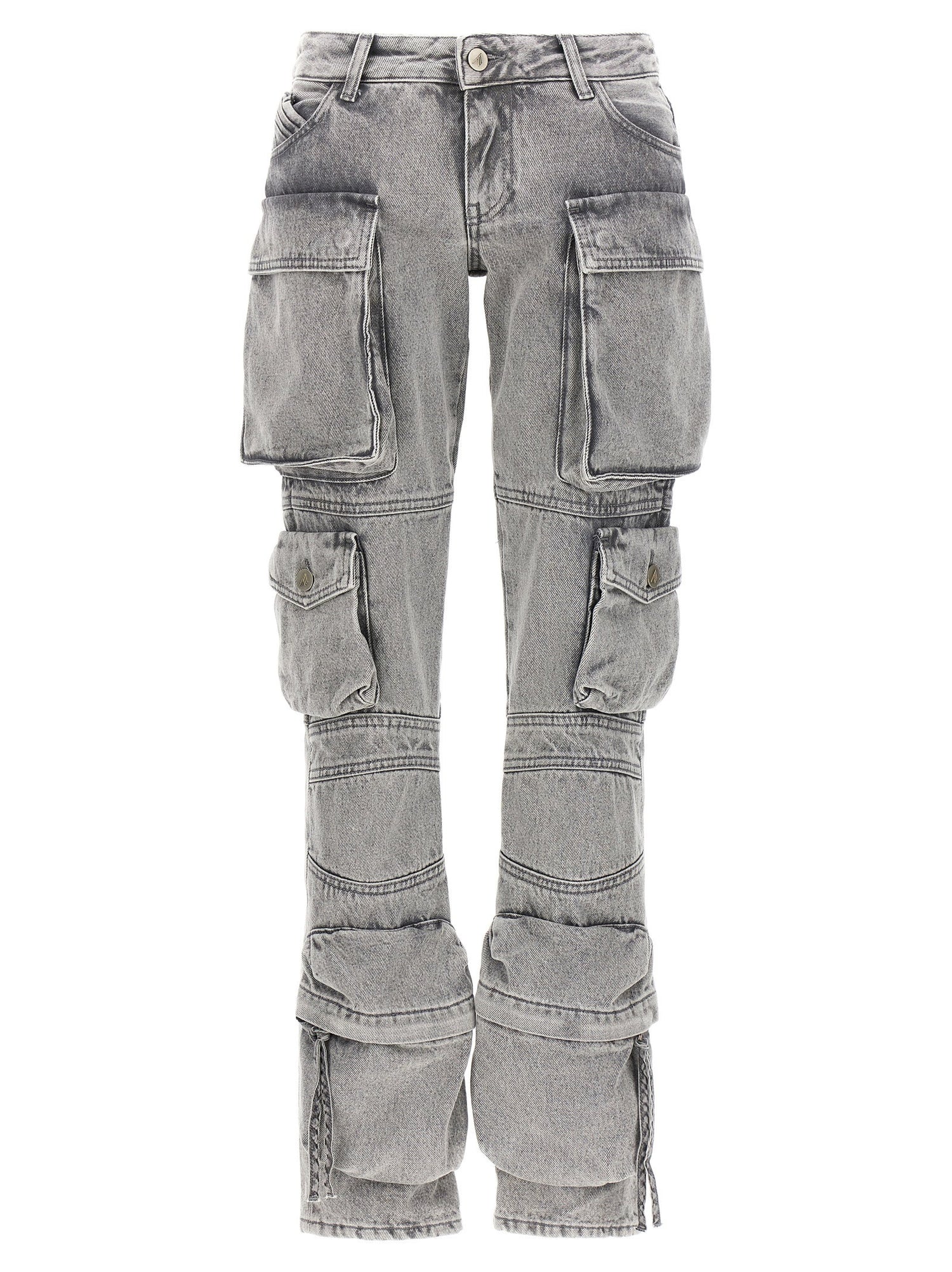The Attico Essie Jeans Gray