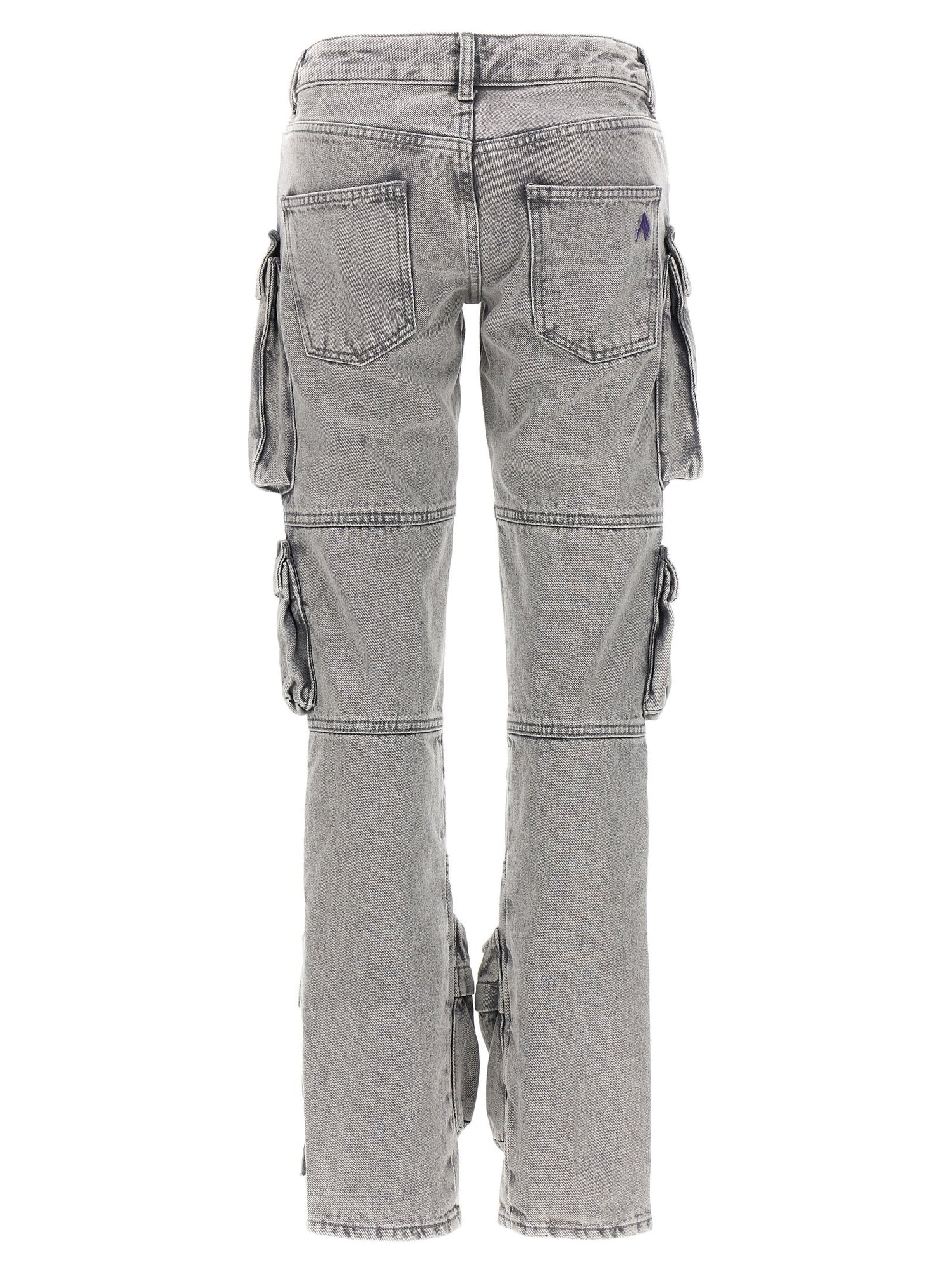The Attico Essie Jeans Gray