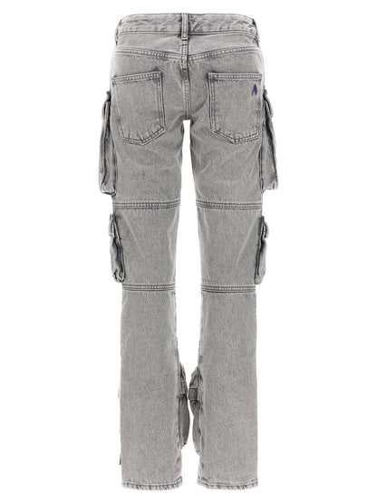 The Attico Essie Jeans Gray