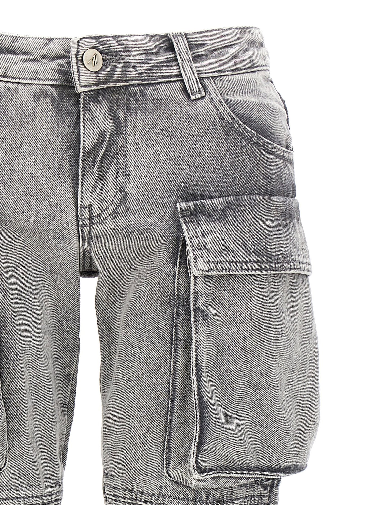 The Attico Essie Jeans Gray