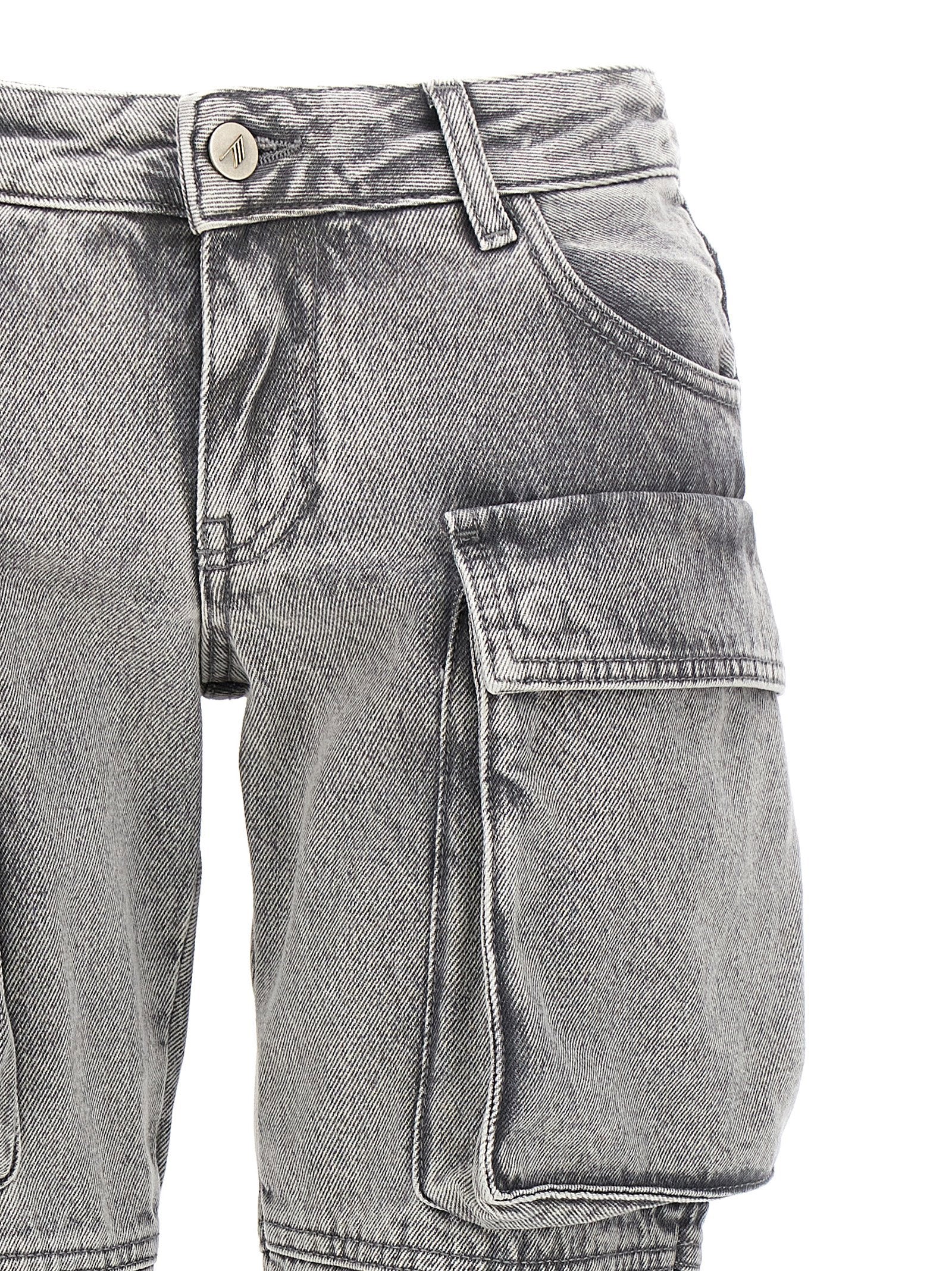 The Attico Essie Jeans Gray