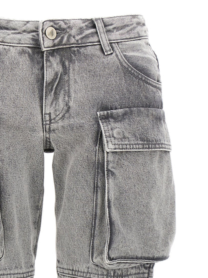 The Attico Essie Jeans Gray