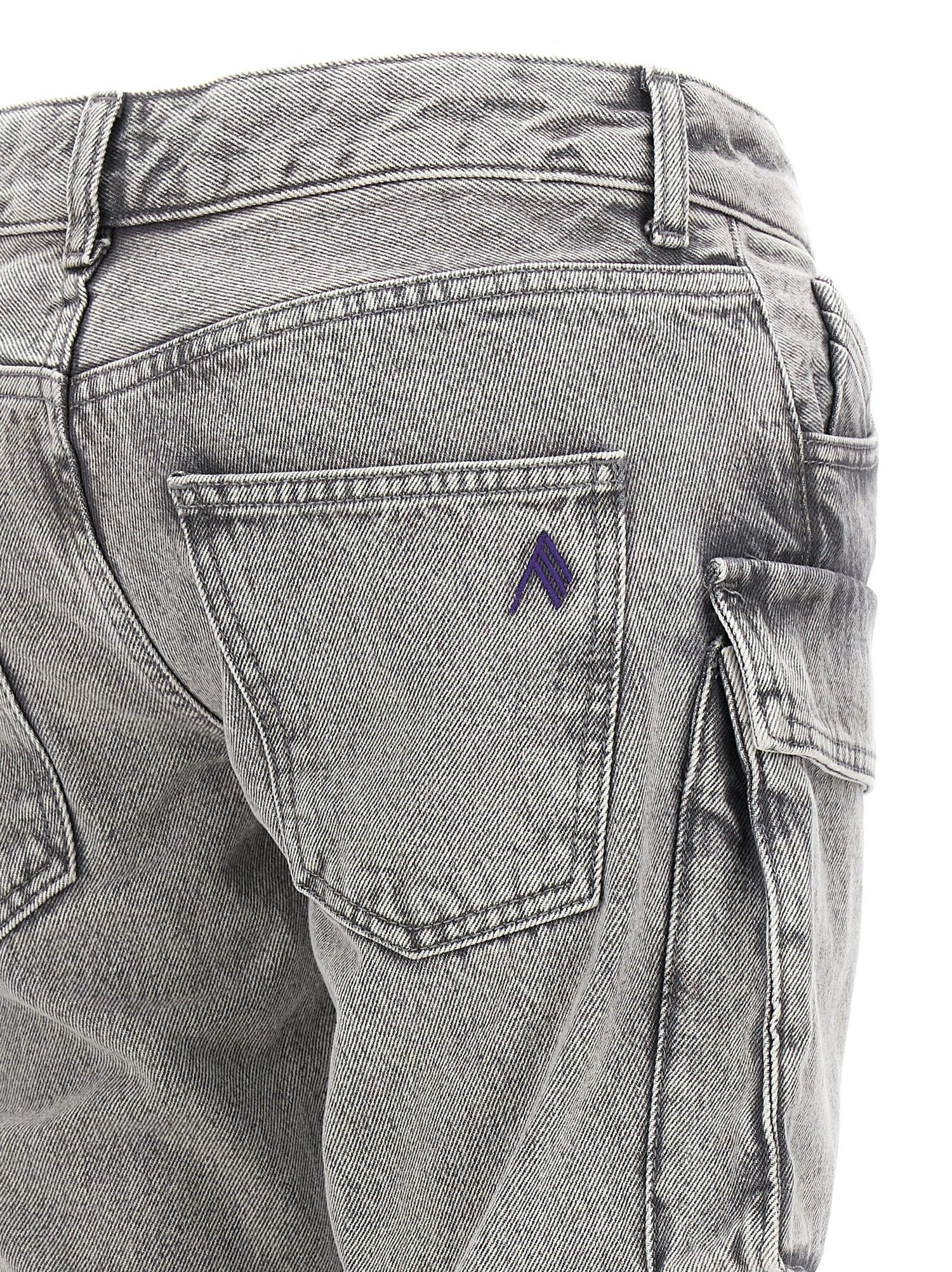 The Attico Essie Jeans Gray