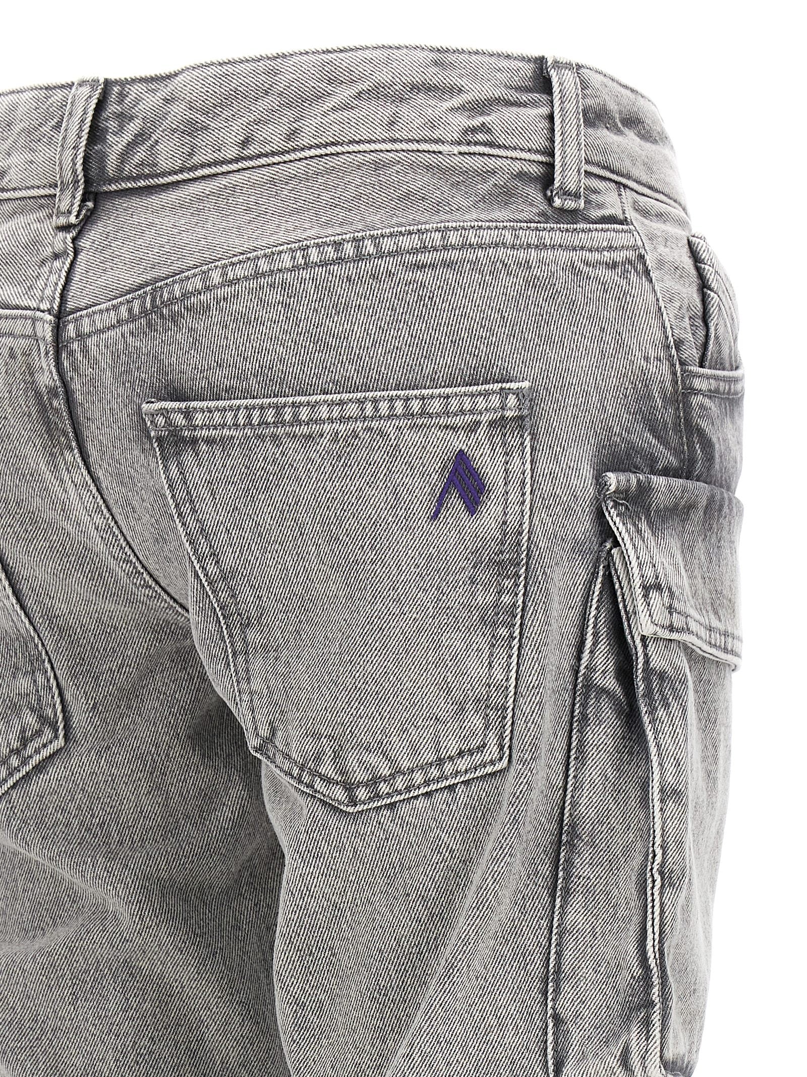 The Attico Essie Jeans Gray