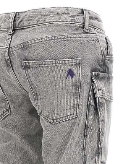 The Attico Essie Jeans Gray