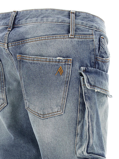 The Attico Essie Jeans Light blue