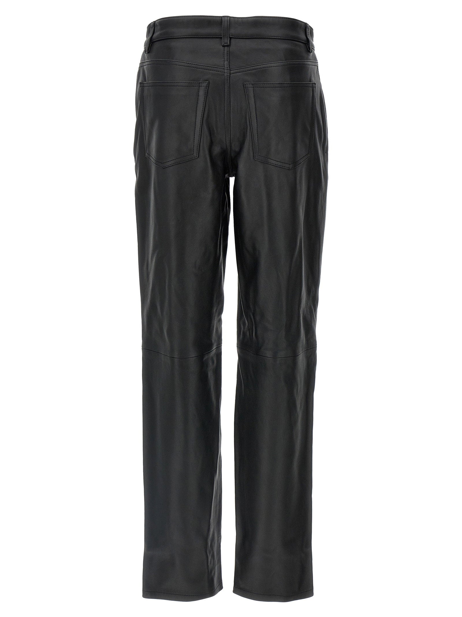 Toteme Leather Pants Black