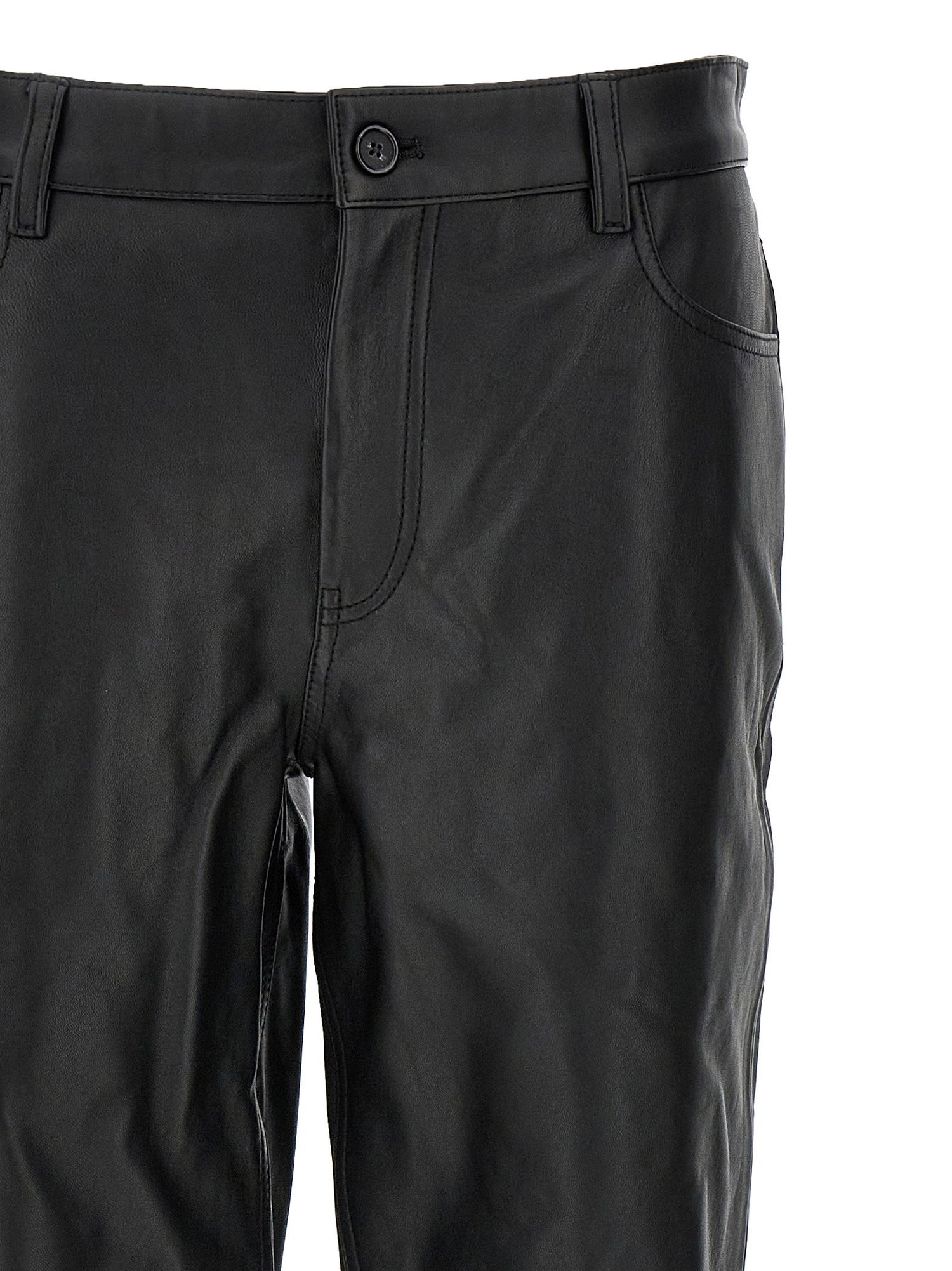 Toteme Leather Pants Black