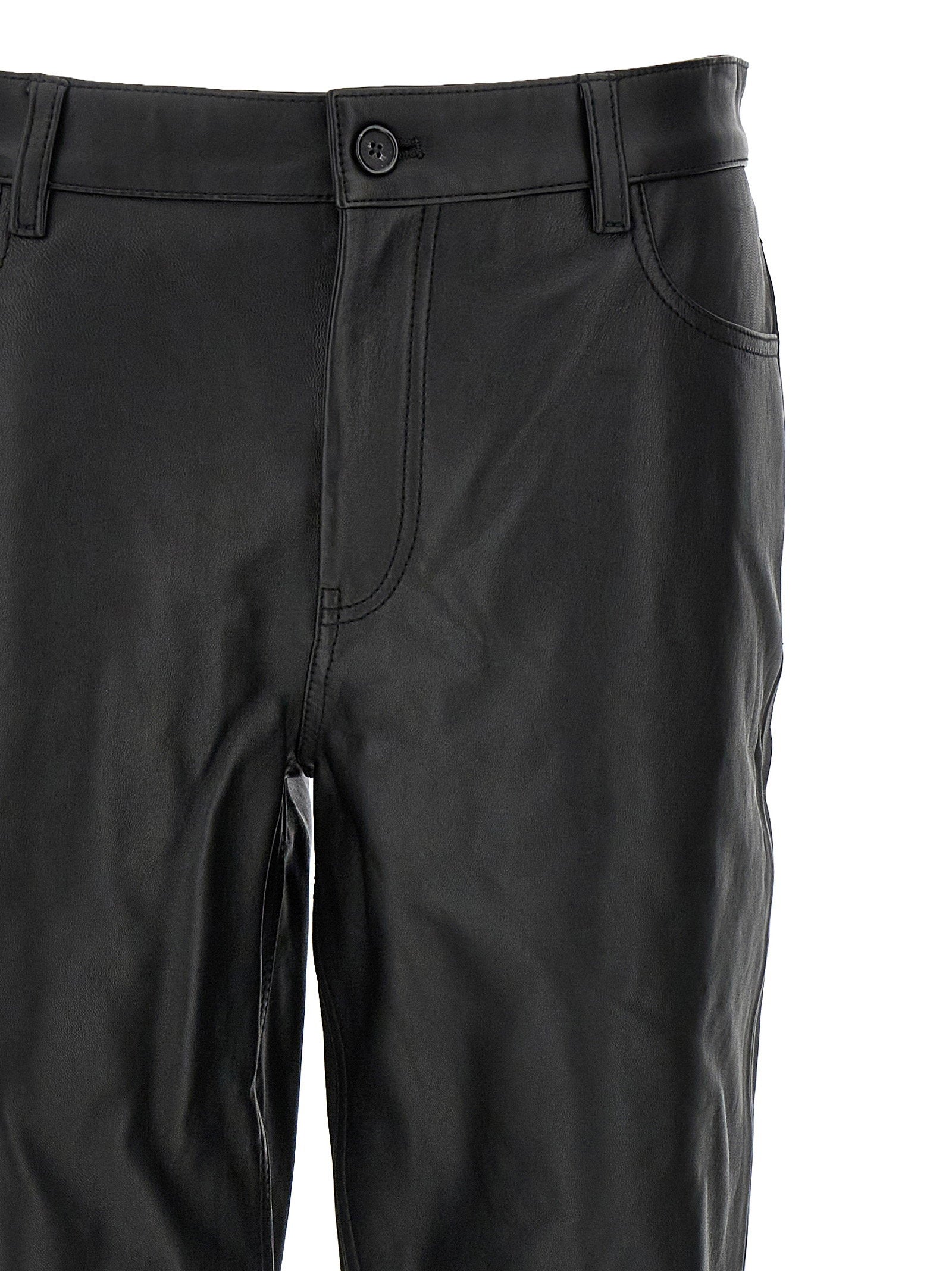 Toteme Leather Pants Black
