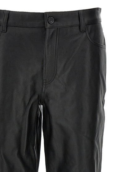 Toteme Leather Pants Black