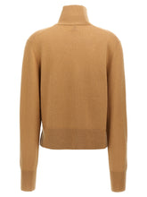 Toteme Cropped Turtleneck Turtleneck Sweater Beige