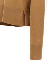 Toteme Cropped Turtleneck Turtleneck Sweater Beige