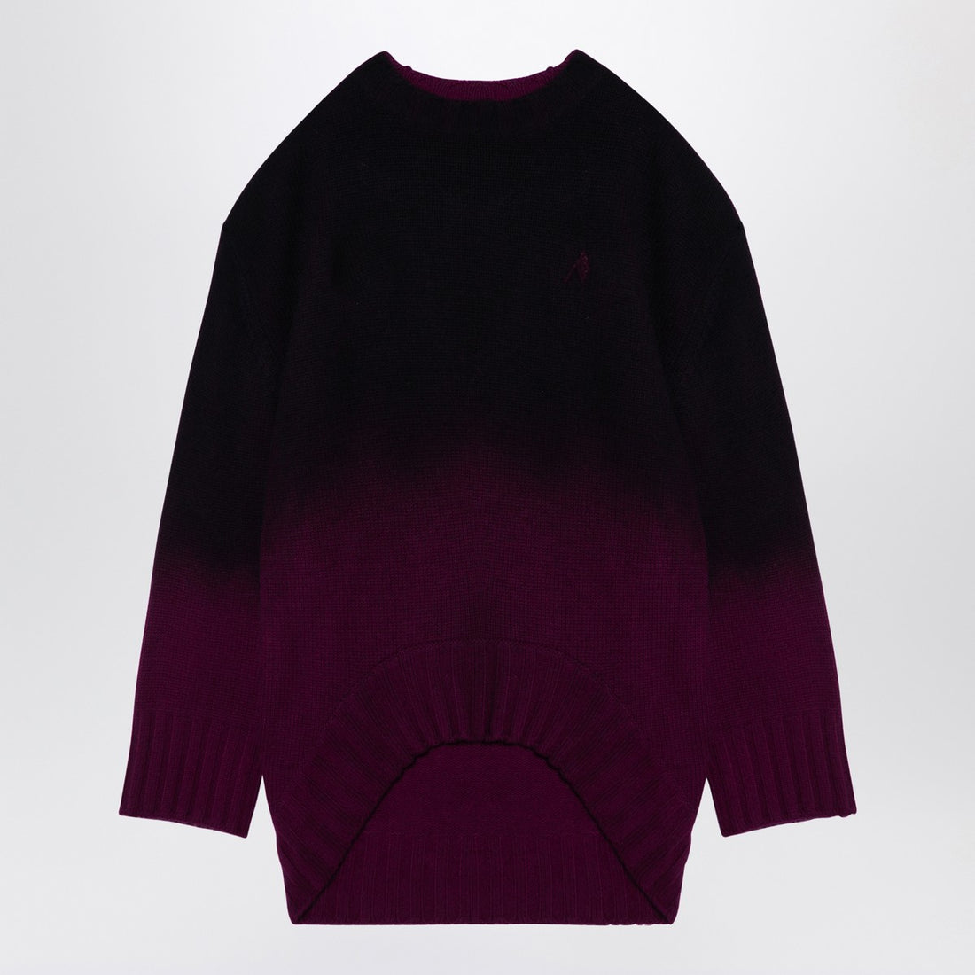 The Attico Oversized Degrade Wool &amp; Cashmere-Blend Jumper Pink
