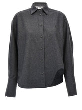 The Attico Eliza Shirt Gray