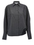 The Attico Eliza Shirt Gray