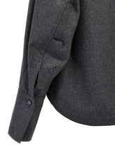 The Attico Eliza Shirt Gray