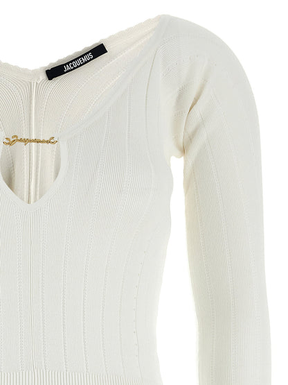 Jacquemus Le Haut Pralù Top White