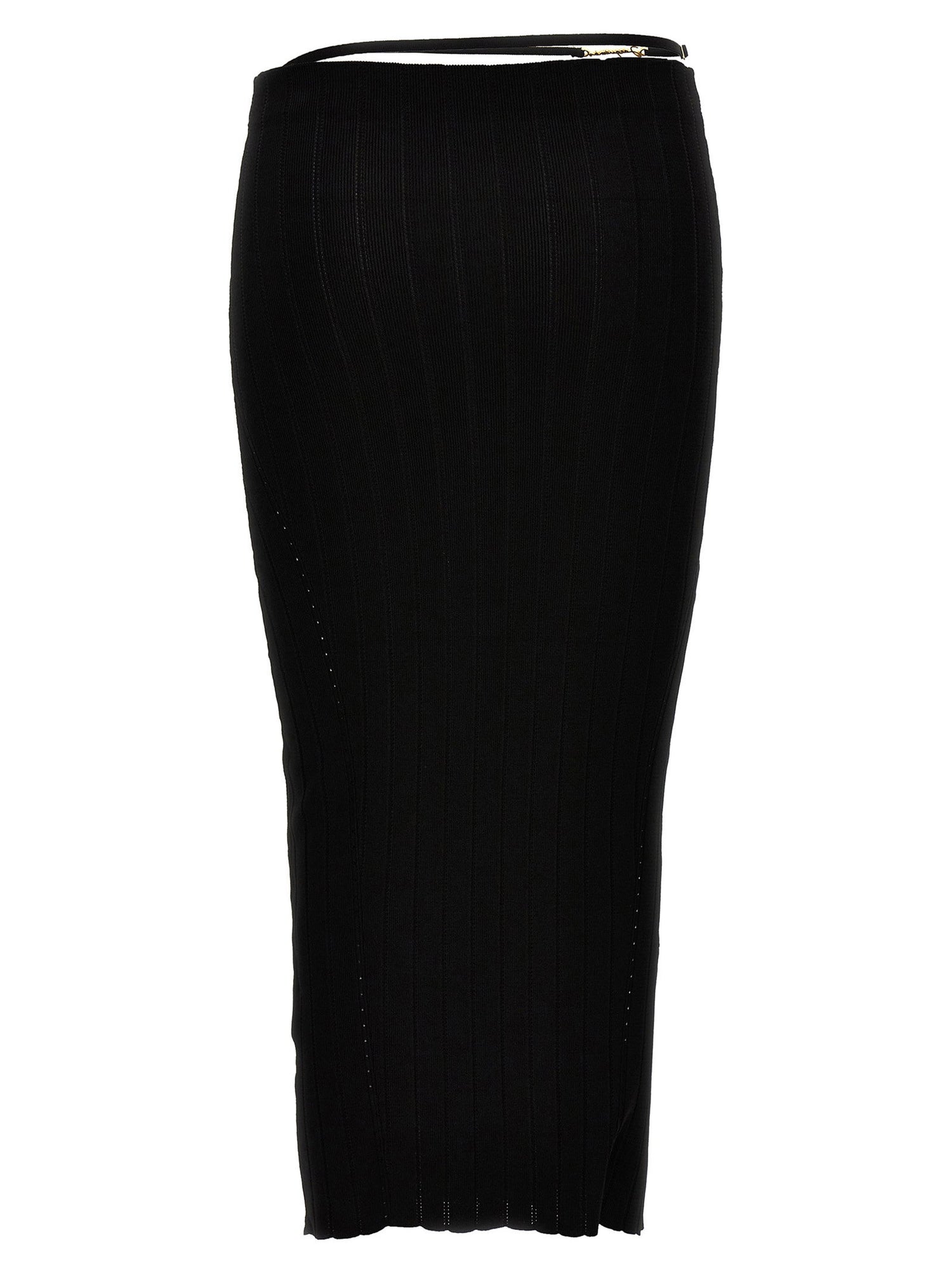 Jacquemus La Jupe Pralù Skirt Black