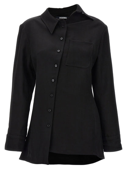 Jacquemus La Chemise Pablo Shirt Black  