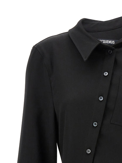 Jacquemus La Chemise Pablo Shirt Black