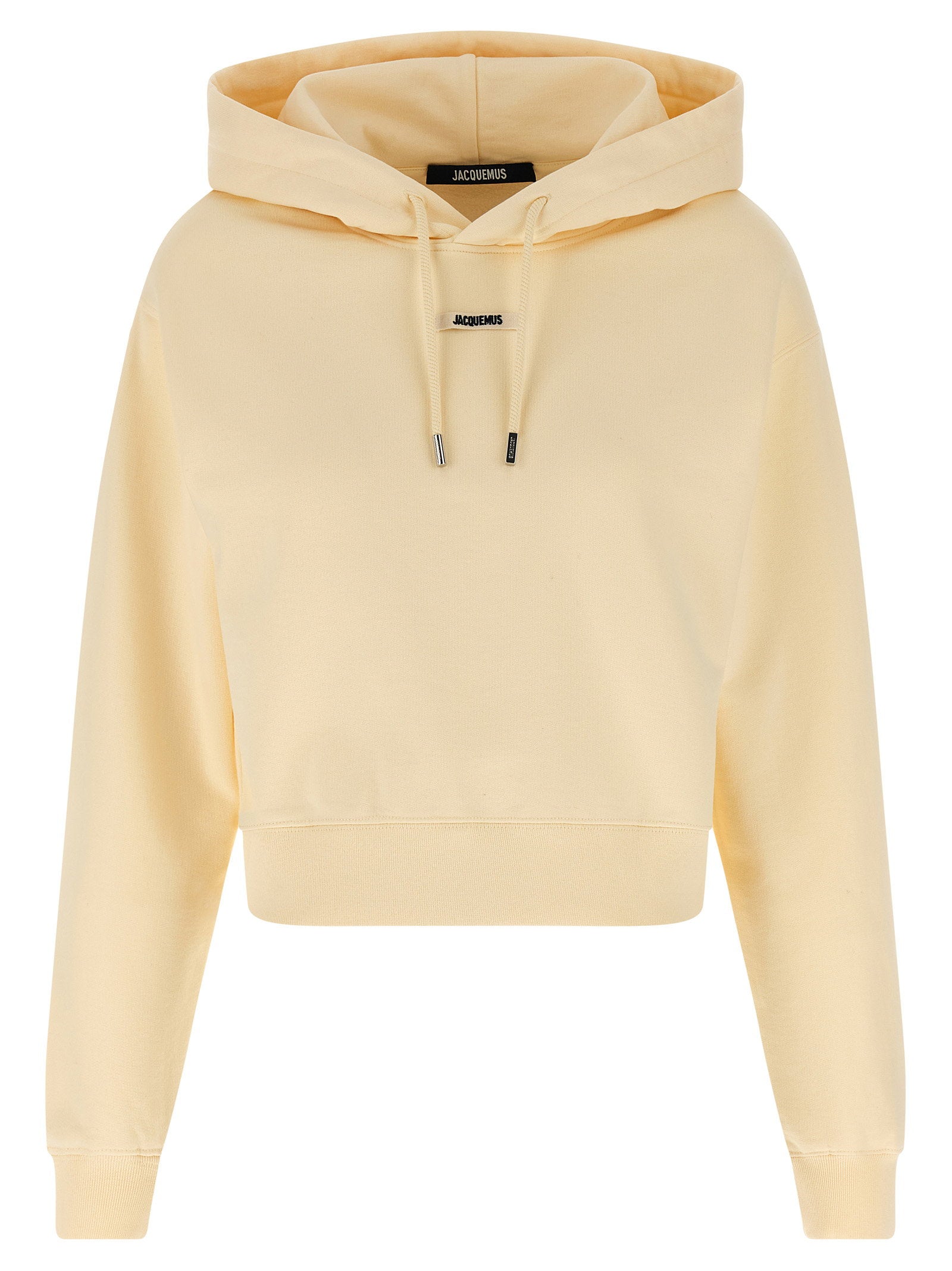 Jacquemus Le Hoodie Gros-grain Hoodie Beige