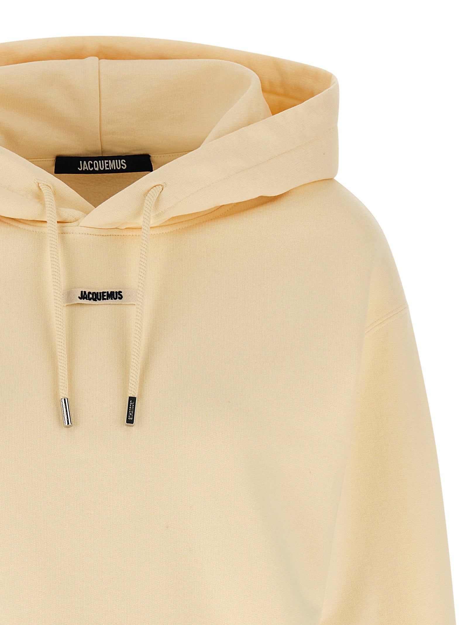 Jacquemus Le Hoodie Gros-grain Hoodie Beige