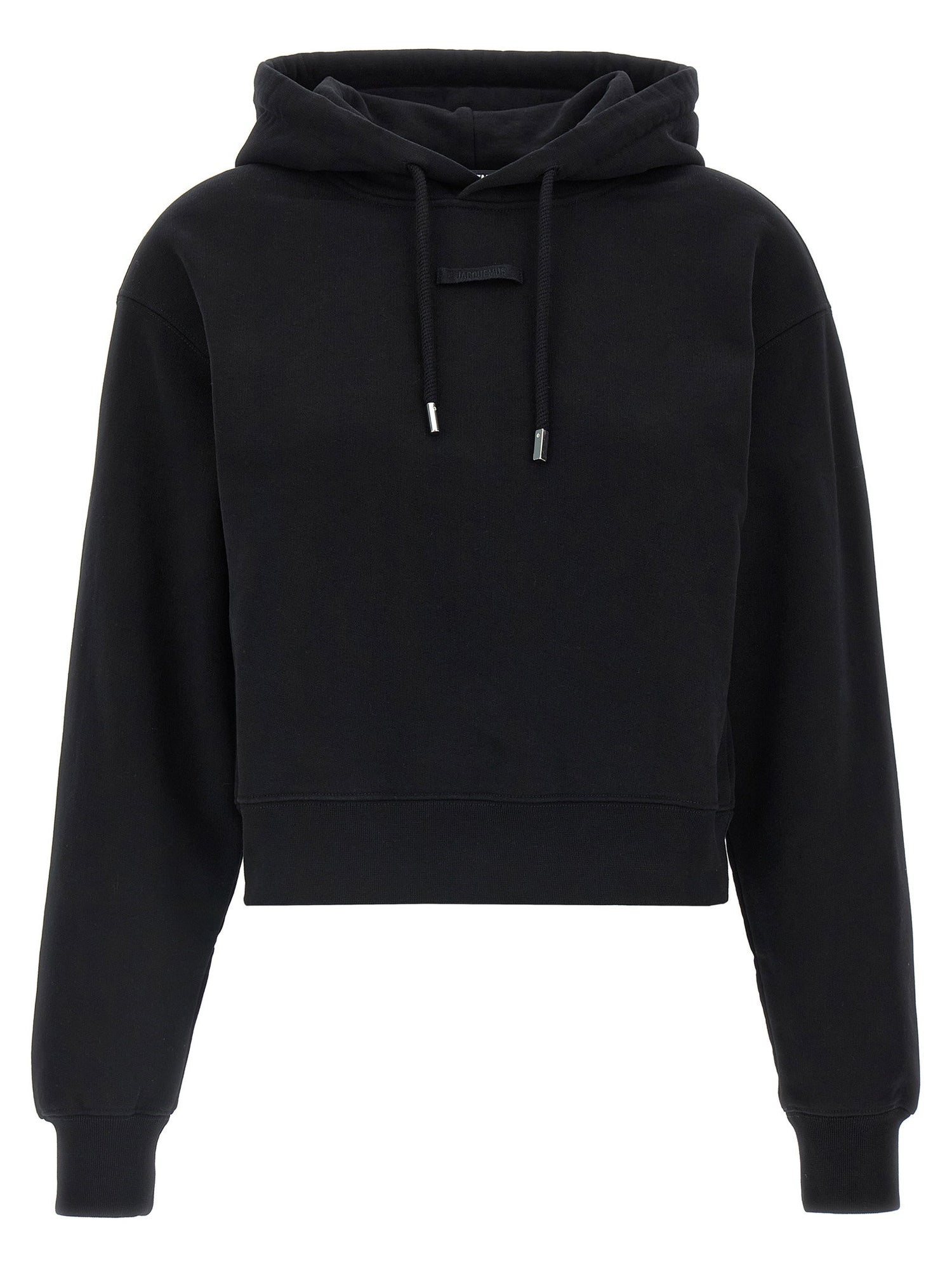 Jacquemus Le Hoodie Gros-grain Hoodie Black