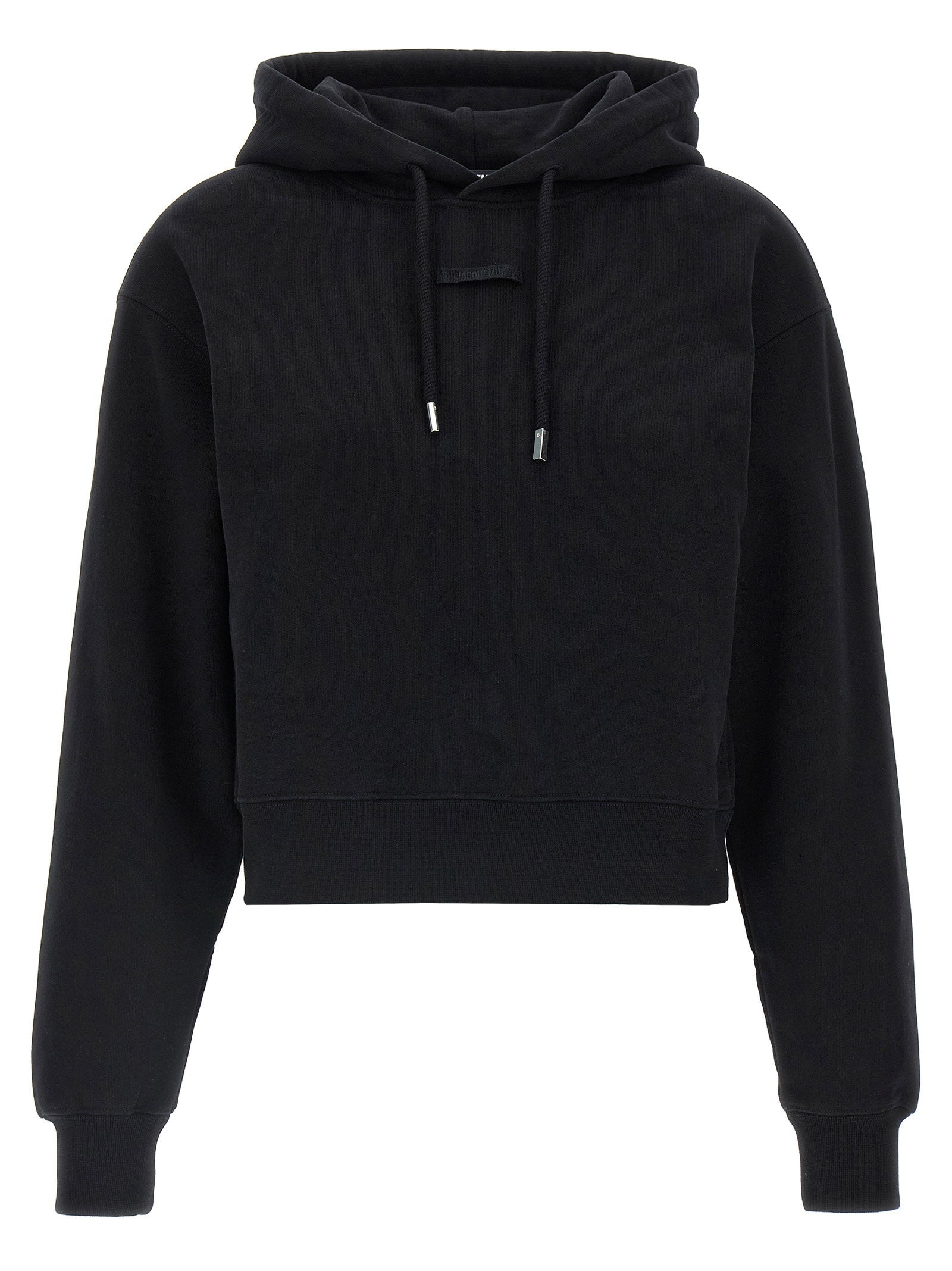Jacquemus Le Hoodie Gros-grain Hoodie Black