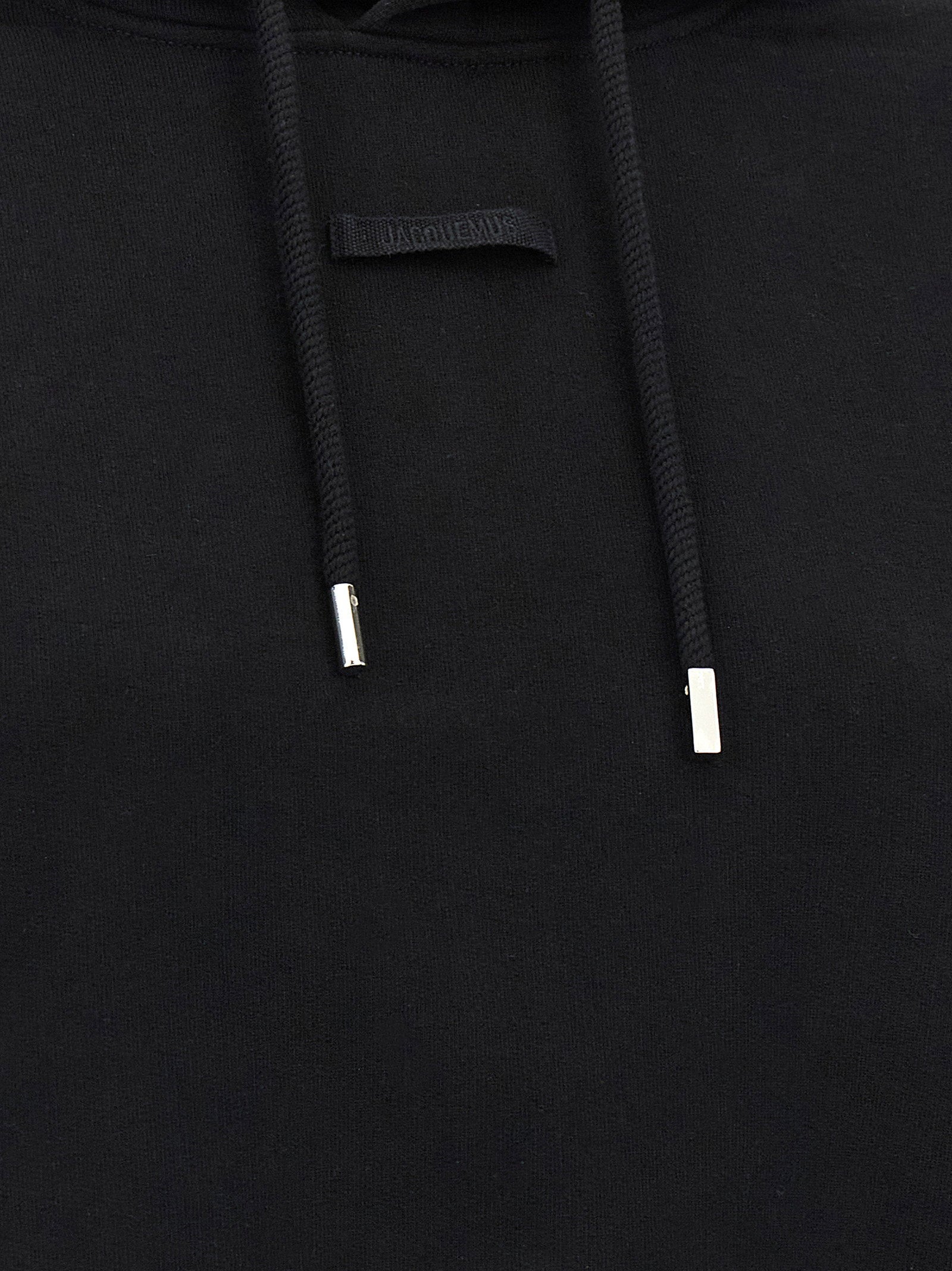 Jacquemus Le Hoodie Gros-grain Hoodie Black