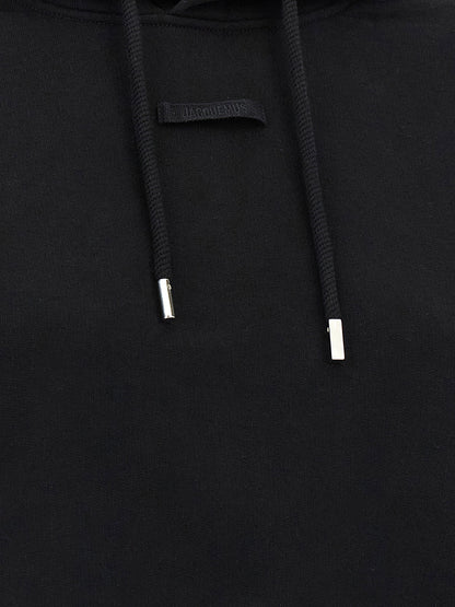 Jacquemus Le Hoodie Gros-grain Hoodie Black