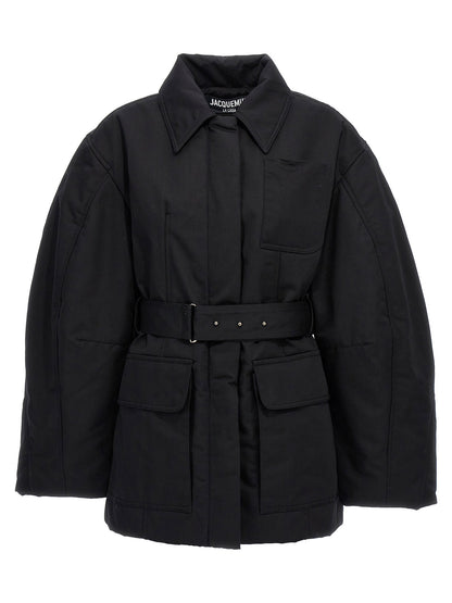 Jacquemus Le Blouson Bari Jacket Black  