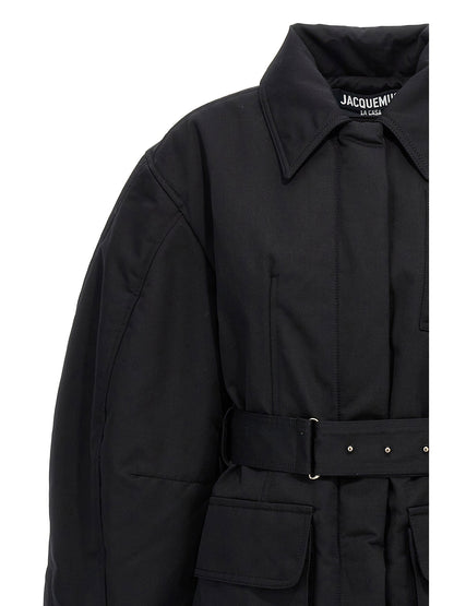 Jacquemus Le Blouson Bari Jacket Black  