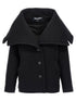 Jacquemus Le Caban Caruso Coat Black  