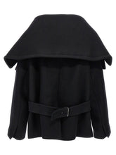 Jacquemus Le Caban Caruso Coat Black  