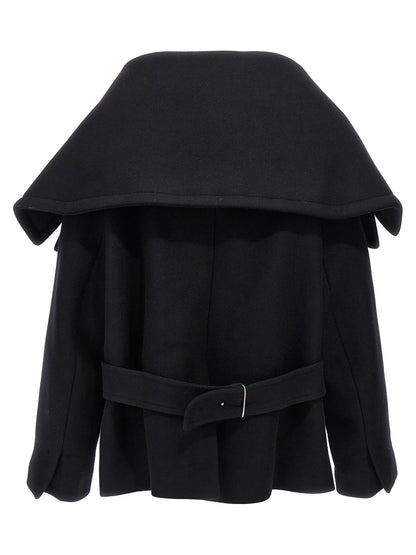 Jacquemus Le Caban Caruso Coat Black  
