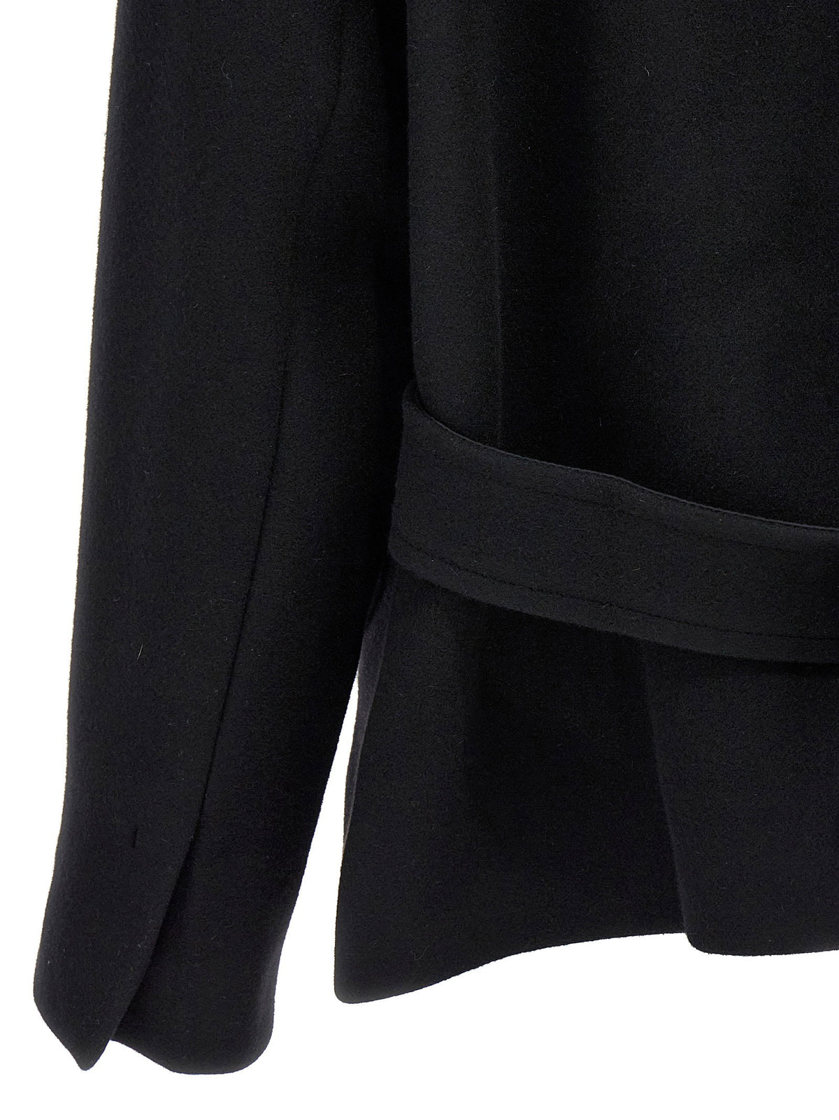 Jacquemus Le Caban Caruso Coat Black  