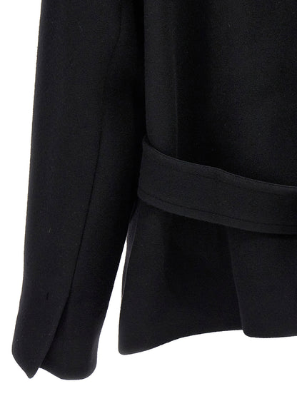 Jacquemus Le Caban Caruso Coat Black  