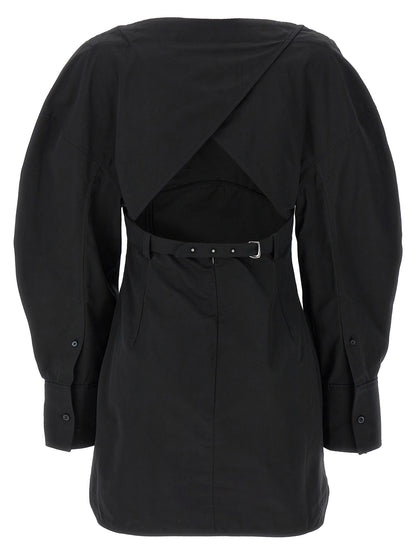 Jacquemus La Robe Chemise Casaco Dress Black