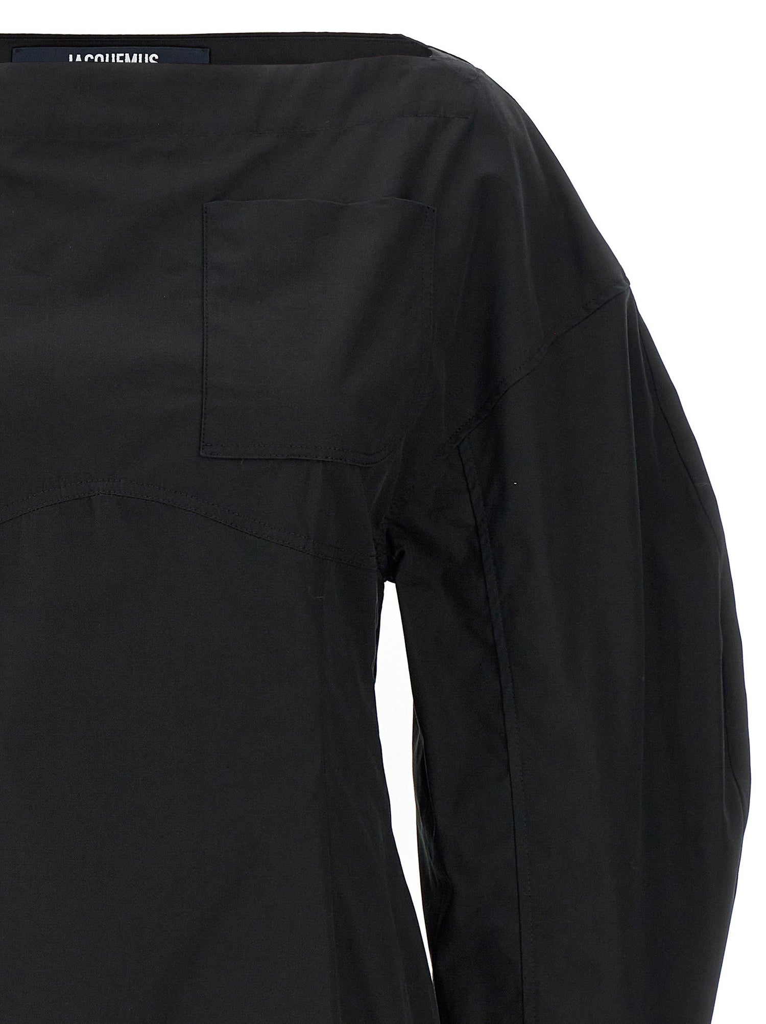 Jacquemus La Robe Chemise Casaco Dress Black