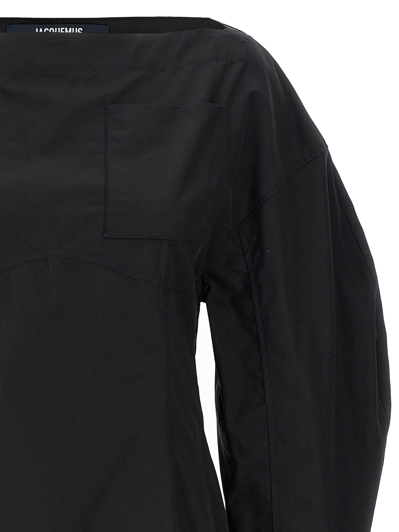 Jacquemus La Robe Chemise Casaco Dress Black