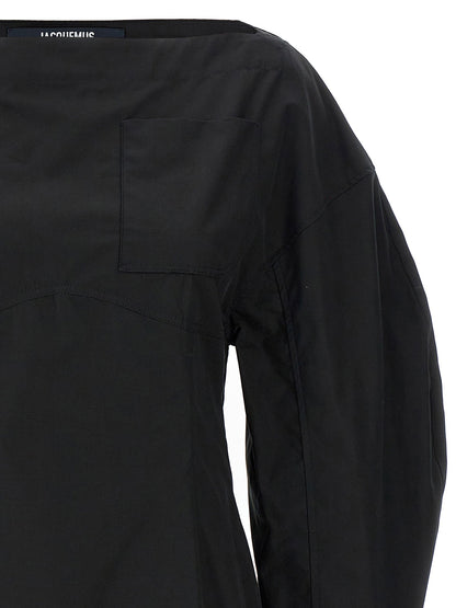 Jacquemus La Robe Chemise Casaco Dress Black