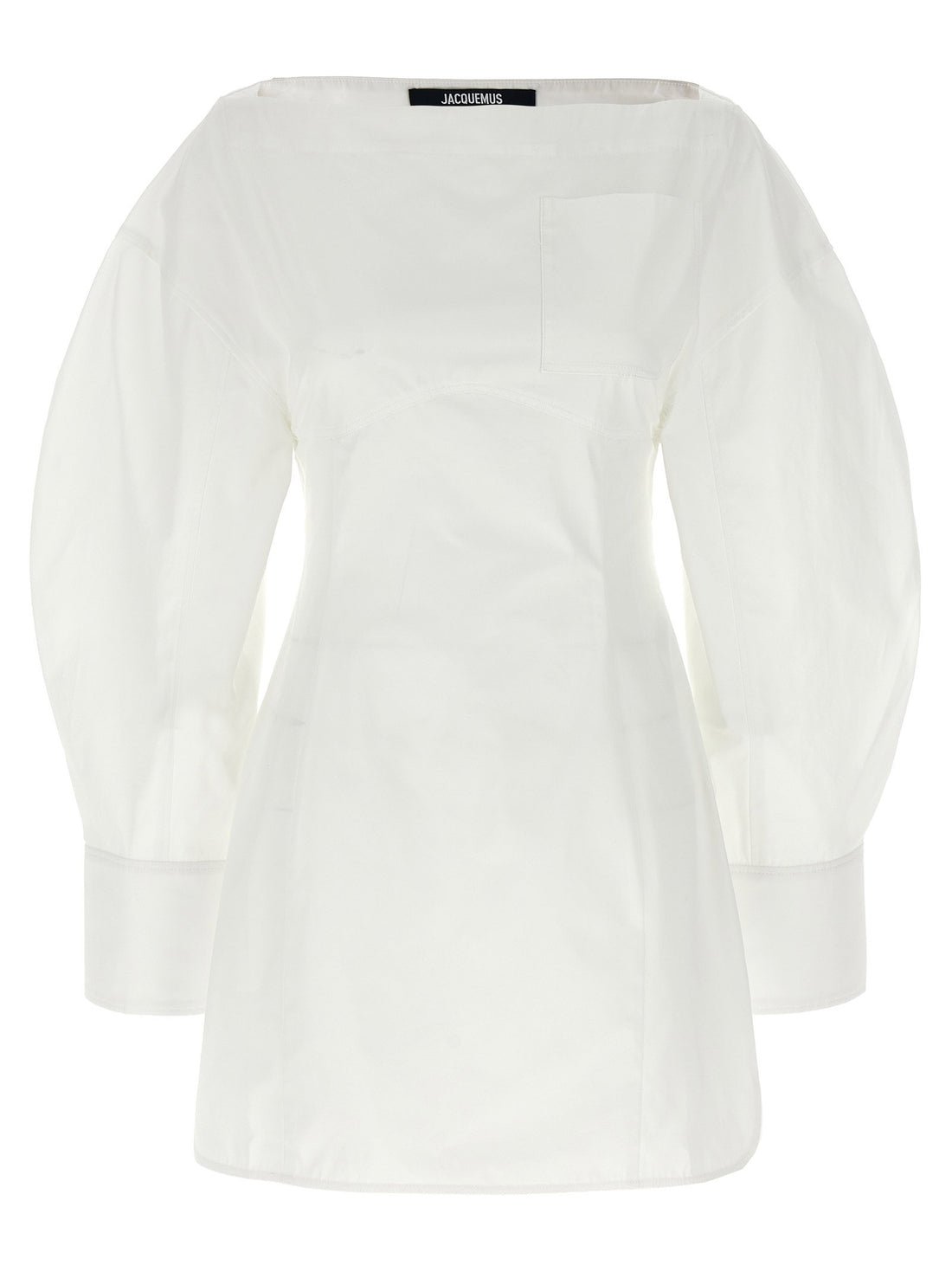 Jacquemus La Robe Chemise Casaco Dress White