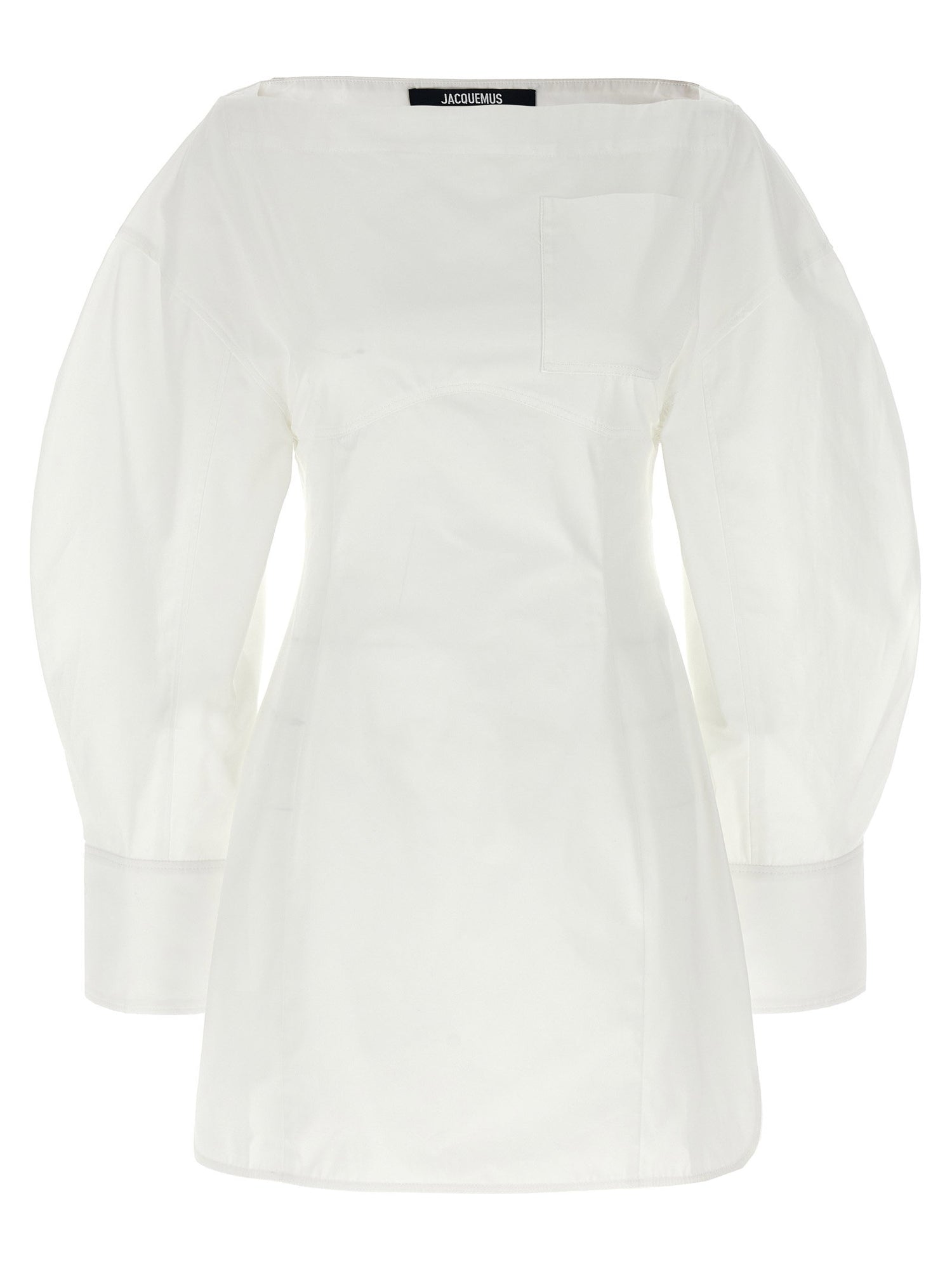 Jacquemus La Robe Chemise Casaco Dress White