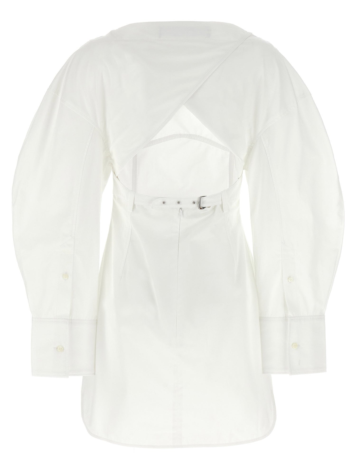 Jacquemus La Robe Chemise Casaco Dress White