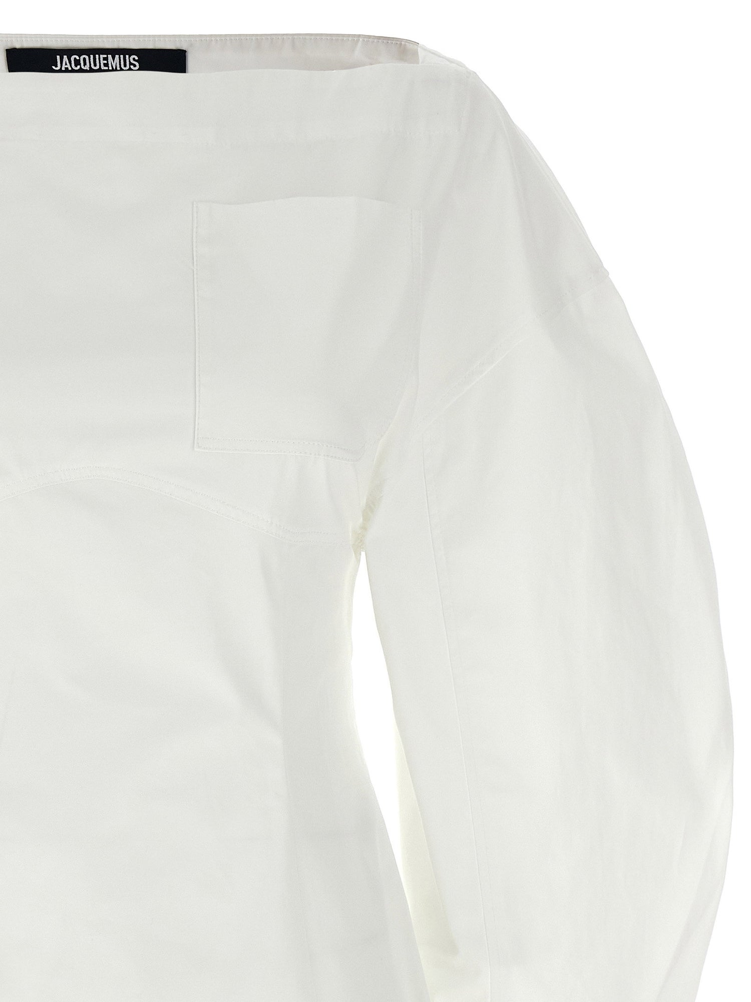 Jacquemus La Robe Chemise Casaco Dress White