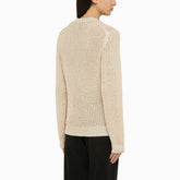 Isabel Marant Recycled Crew-Neck Sweater Ecru multicolor