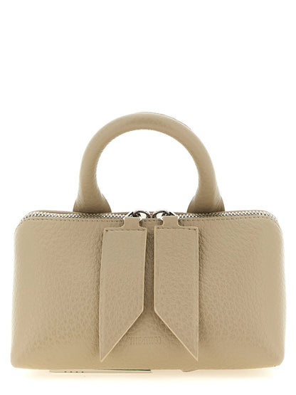 The Attico Friday Mini Handbag Beige